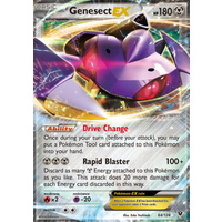 Genesect EX 64/124 XY Fates Collide Holo Ultra Rare Pokemon Card NEAR MINT TCG