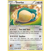 Snorlax 77/124 XY Fates Collide Rare Pokemon Card NEAR MINT TCG