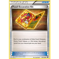 Fossil Excavation Kit 101/124 XY Fates Collide Uncommon Trainer Pokemon Card NEAR MINT TCG