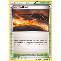 Scorched Earth 110/124 XY Fates Collide Uncommon Trainer Pokemon Card NEAR MINT TCG