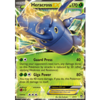 Heracross EX 4/111 XY Furious Fists Holo Ultra Rare Pokemon Card NEAR MINT TCG