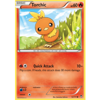 Torchic 12/111 XY Furious Fists Common Pokemon Card NEAR MINT TCG