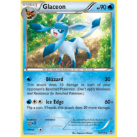Glaceon 19/111 XY Furious Fists Rare Pokemon Card NEAR MINT TCG