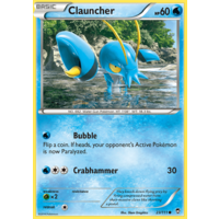 Clauncher 23/111 XY Furious Fists Common Pokemon Card NEAR MINT TCG