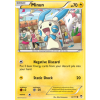 Minun 32/111 XY Furious Fists Common Pokemon Card NEAR MINT TCG