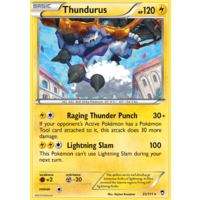 Thundurus 33/111 XY Furious Fists Rare Pokemon Card NEAR MINT TCG