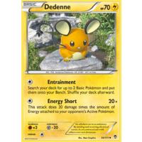 Dedenne 34/111 XY Furious Fists Uncommon Pokemon Card NEAR MINT TCG
