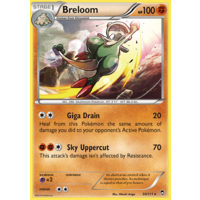 Breloom 50/111 XY Furious Fists Rare Pokemon Card NEAR MINT TCG