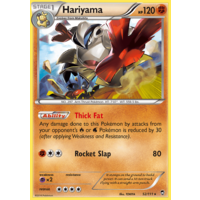 Hariyama 52/111 XY Furious Fists Rare Pokemon Card NEAR MINT TCG