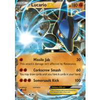 Lucario EX 54/111 XY Furious Fists Holo Ultra Rare Pokemon Card NEAR MINT TCG