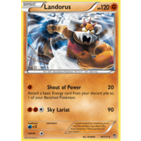 Landorus 58/111 XY Furious Fists Holo Rare Pokemon Card NEAR MINT TCG