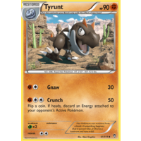 Tyrunt 61/111 XY Furious Fists Uncommon Pokemon Card NEAR MINT TCG