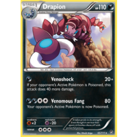 Drapion 65/111 XY Furious Fists Rare Pokemon Card NEAR MINT TCG