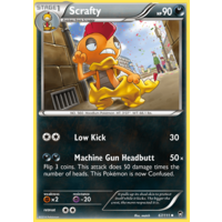 Scrafty 67/111 XY Furious Fists Uncommon Pokemon Card NEAR MINT TCG