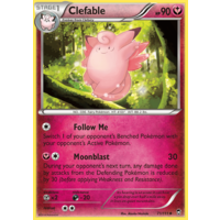 Clefable 71/111 XY Furious Fists Uncommon Pokemon Card NEAR MINT TCG