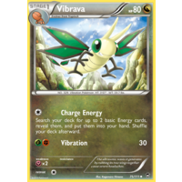 Vibrava 75/111 XY Furious Fists Uncommon Pokemon Card NEAR MINT TCG
