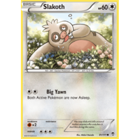 Slakoth 81/111 XY Furious Fists Common Pokemon Card NEAR MINT TCG