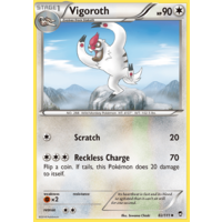 Vigoroth 82/111 XY Furious Fists Uncommon Pokemon Card NEAR MINT TCG