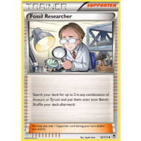 Fossil Researcher 92/111 XY Furious Fists Uncommon Trainer Pokemon Card NEAR MINT TCG