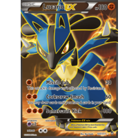 Lucario EX 107/111 XY Furious Fists Holo Ultra Rare Full Art Pokemon Card NEAR MINT TCG