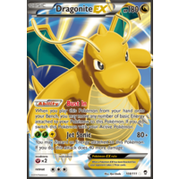 Dragonite EX 108/111 XY Furious Fists Holo Ultra Rare Full Art Pokemon Card NEAR MINT TCG