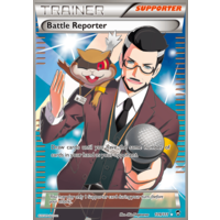 Battle Reporter 109/111 XY Furious Fists Holo Ultra Rare Full Art Pokemon Card NEAR MINT TCG