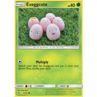 Exeggcute 1/131 SM Forbidden Light Common Pokemon Card NEAR MINT TCG