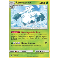 Abomasnow 4/131 SM Forbidden Light Rare Pokemon Card NEAR MINT TCG