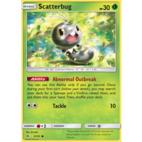Scatterbug 5/131 SM Forbidden Light Common Pokemon Card NEAR MINT TCG