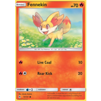 Fennekin 15/131 SM Forbidden Light Common Pokemon Card NEAR MINT TCG