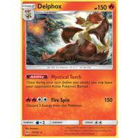 Delphox 17/131 SM Forbidden Light Holo Rare Pokemon Card NEAR MINT TCG