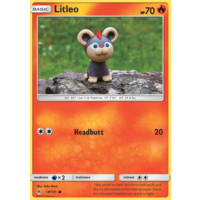 Litleo 18/131 SM Forbidden Light Common Pokemon Card NEAR MINT TCG