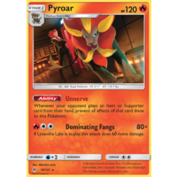 Pyroar 19/131 SM Forbidden Light Holo Rare Pokemon Card NEAR MINT TCG