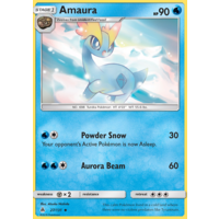 Amaura 27/131 SM Forbidden Light Uncommon Pokemon Card NEAR MINT TCG