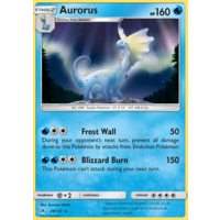 Aurorus 28/131 SM Forbidden Light Holo Rare Pokemon Card NEAR MINT TCG