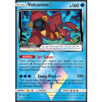 Volcanion 31/131 SM Forbidden Light Prism Star Holo Rare Pokemon Card NEAR MINT TCG