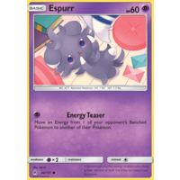Espurr 44/131 SM Forbidden Light Common Pokemon Card NEAR MINT TCG