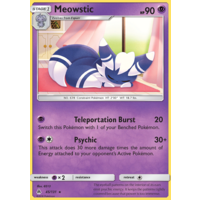 Meowstic 45/131 SM Forbidden Light Rare Pokemon Card NEAR MINT TCG