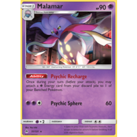 Malamar 51/131 SM Forbidden Light Rare Pokemon Card NEAR MINT TCG