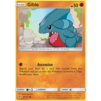 Gible 60/131 SM Forbidden Light Common Pokemon Card NEAR MINT TCG
