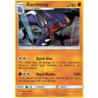 Garchomp 62/131 SM Forbidden Light Holo Rare Pokemon Card NEAR MINT TCG
