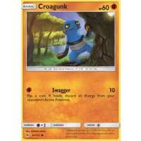 Croagunk 63/131 SM Forbidden Light Common Pokemon Card NEAR MINT TCG