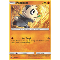 Pancham 65/131 SM Forbidden Light Common Pokemon Card NEAR MINT TCG