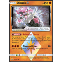 Diancie 74/131 SM Forbidden Light Prism Star Holo Rare Pokemon Card NEAR MINT TCG