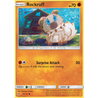 Rockruff 75/131 SM Forbidden Light Common Pokemon Card NEAR MINT TCG