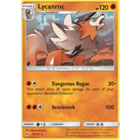 Lycanroc 76/131 SM Forbidden Light Rare Pokemon Card NEAR MINT TCG