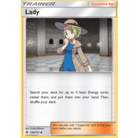 Lady 109/131 SM Forbidden Light Uncommon Trainer Pokemon Card NEAR MINT TCG