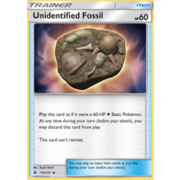 Unidentified Fossil 116/131 SM Forbidden Light Uncommon Trainer Pokemon Card NEAR MINT TCG