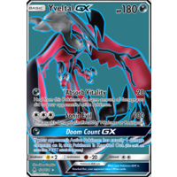 Yveltal GX 124/131 SM Forbidden Light Holo Full Art Ultra Rare Pokemon Card NEAR MINT TCG