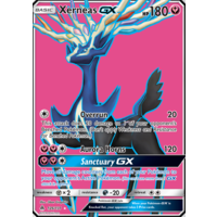 Xerneas GX 126/131 SM Forbidden Light Holo Full Art Ultra Rare Pokemon Card NEAR MINT TCG